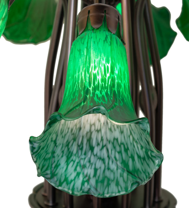 Meyda Tiffany 14136 12 Light Chandelier, Mahogany Bronze