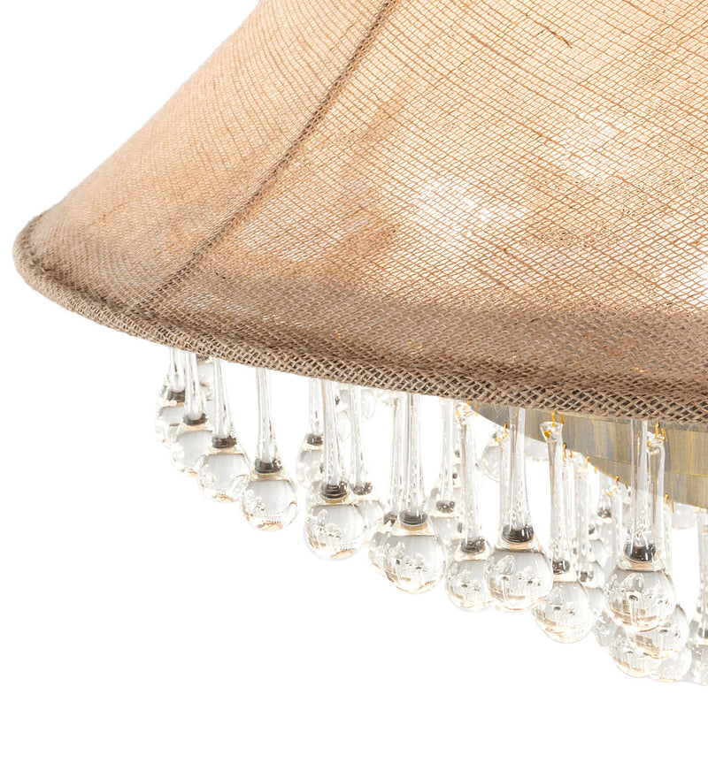 Meyda Tiffany 242372 Six Light Pendant, Antique Brass