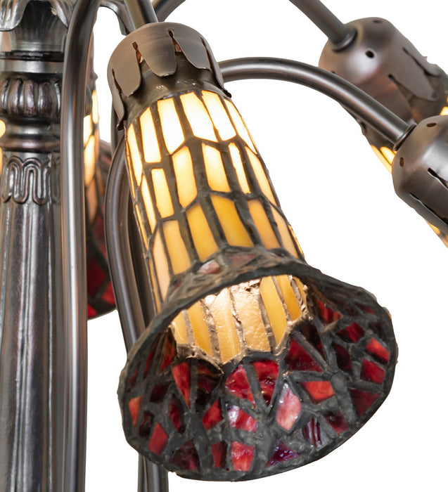 Meyda Tiffany 251574 12 Light Chandelier, Mahogany Bronze