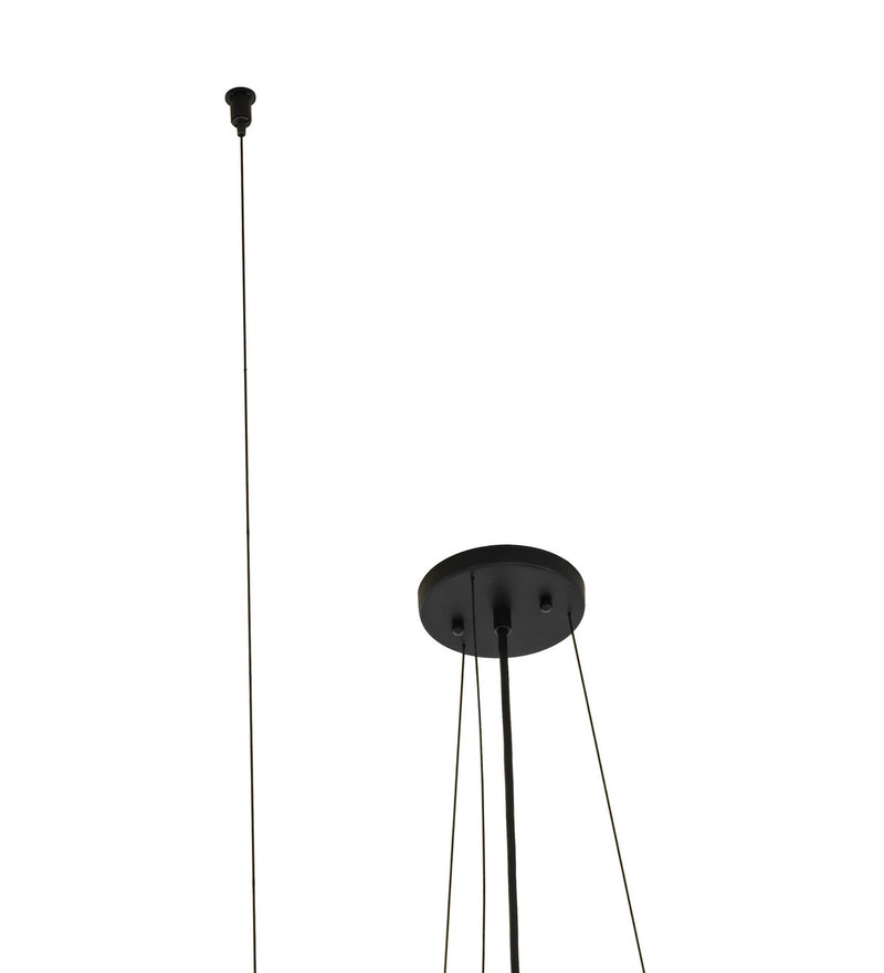 Meyda Tiffany 252559 LED Chandelier, Solar Black