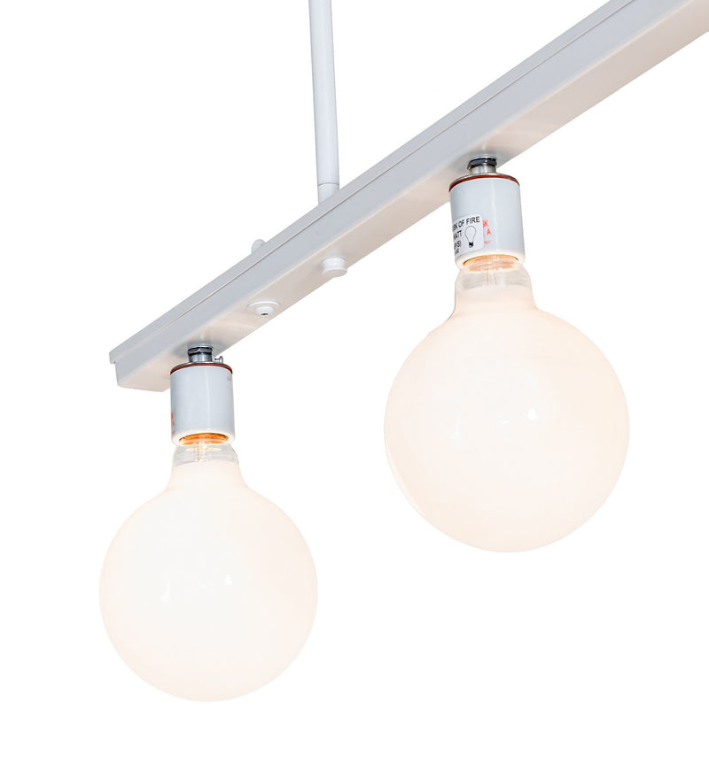 Meyda Tiffany 257269 Five Light Pendant, Gloss White