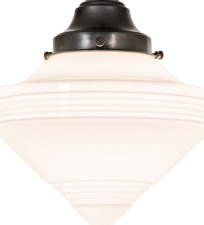 Meyda Tiffany 257313 One Light Mini Pendant, Craftsman Brown