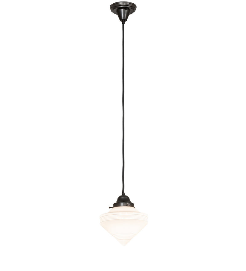 Meyda Tiffany 257313 One Light Mini Pendant, Craftsman Brown