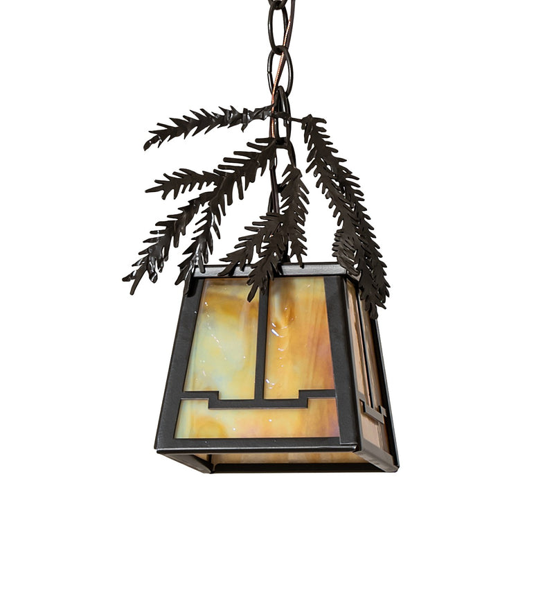 Meyda Tiffany 257415 One Light Mini Pendant, Timeless Bronze