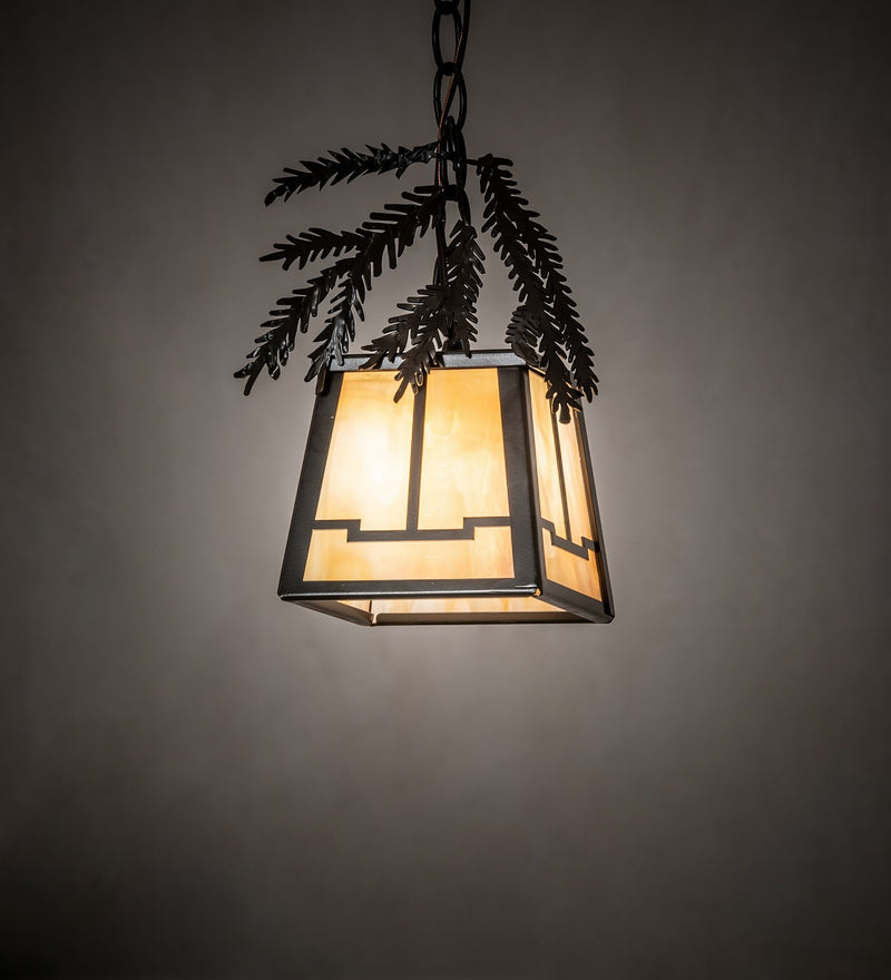 Meyda Tiffany 257415 One Light Mini Pendant, Timeless Bronze