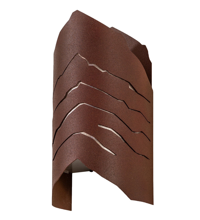Meyda Tiffany 257961 Two Light Wall Sconce, Rust