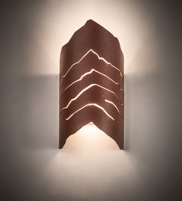 Meyda Tiffany 257961 Two Light Wall Sconce, Rust