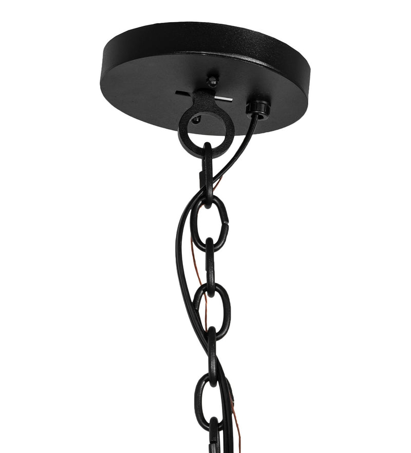 Meyda Tiffany 258646 16 Light Chandelier, Textured Black