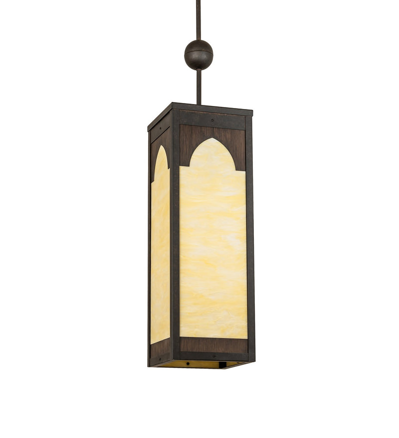 Meyda Tiffany 259263 LED Pendant, Chestnut & Classic Rust