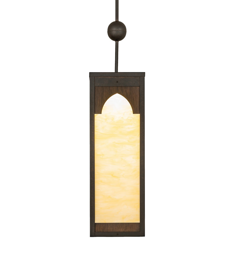 Meyda Tiffany 259263 LED Pendant, Chestnut & Classic Rust