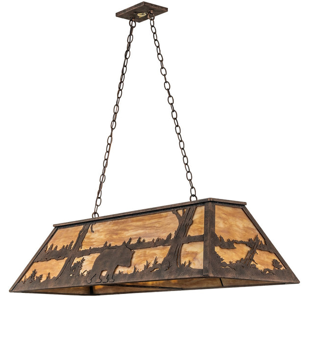 Meyda Tiffany 259408 Six Light Pendant, Baroque