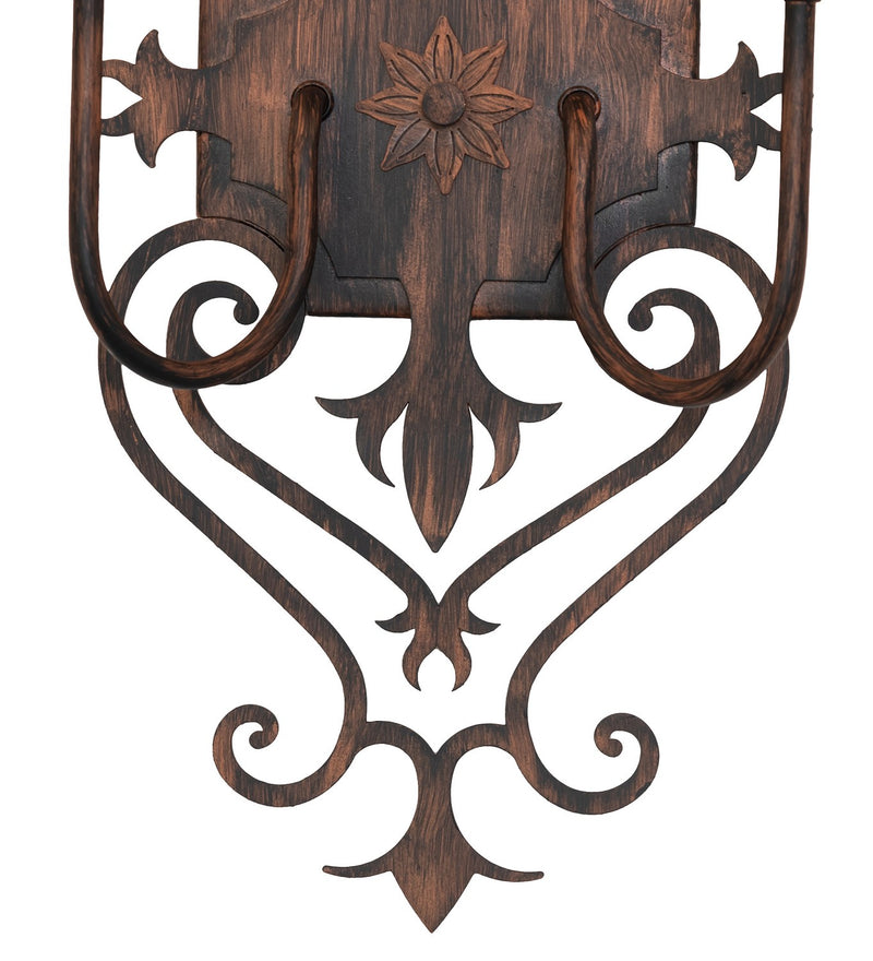 Meyda Tiffany 259504 Two Light Wall Sconce, Bronze