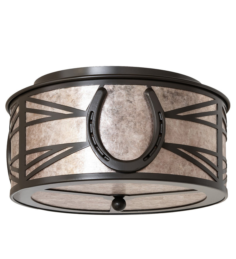 Meyda Tiffany 259921 LED Flushmount, Timeless Bronze