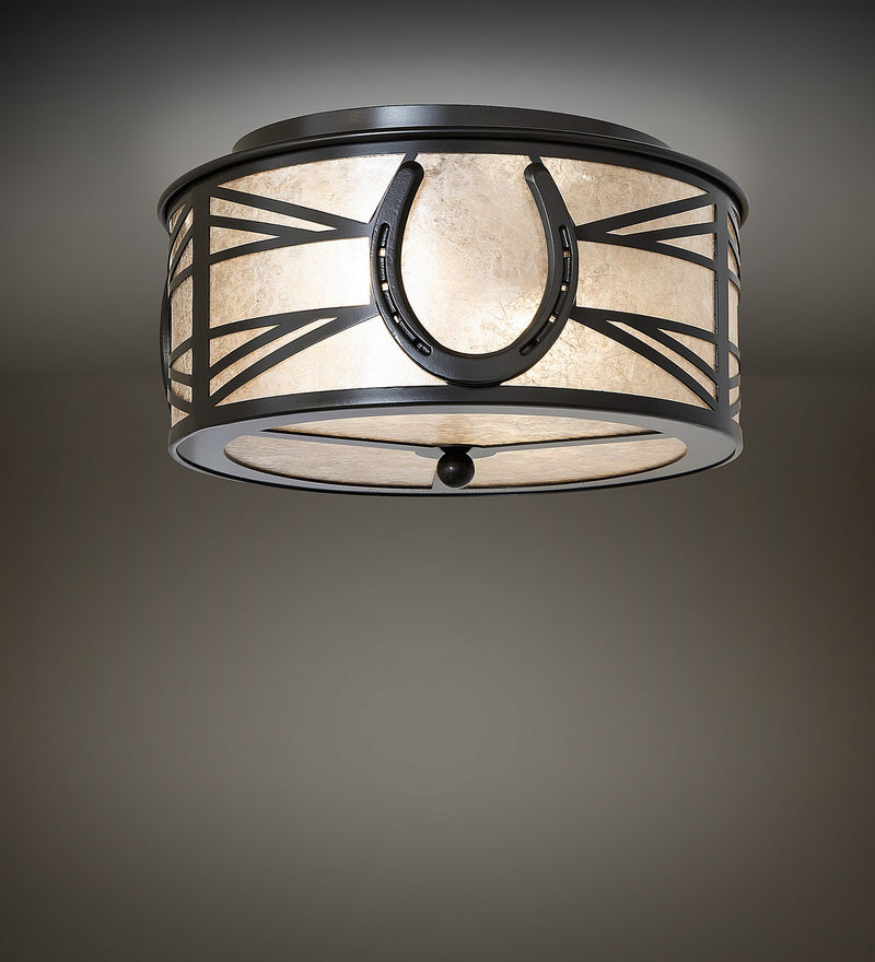 Meyda Tiffany 259921 LED Flushmount, Timeless Bronze