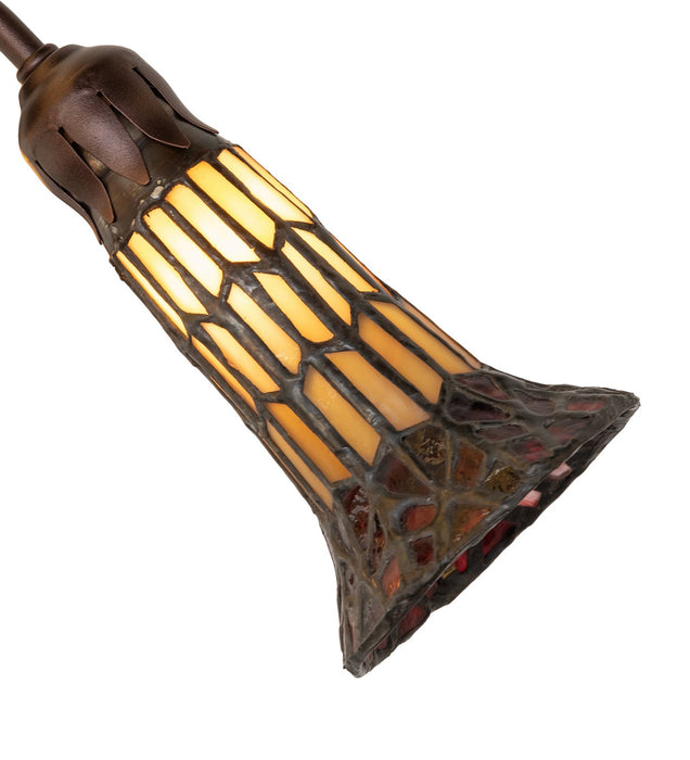 Meyda Tiffany 261512 Four Light Fan Light, Mahogany Bronze
