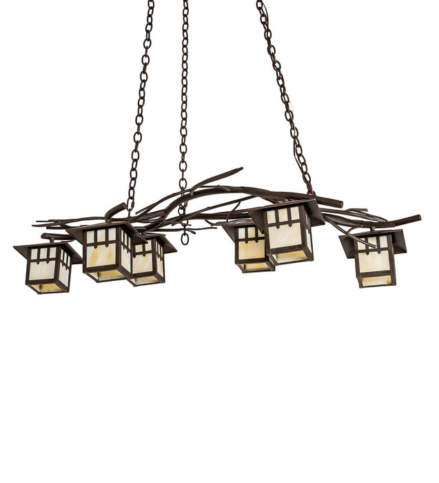 Meyda Tiffany 261726 Six Light Chandelier, Oil Rubbed Bronze