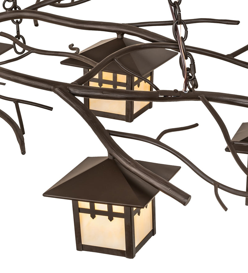 Meyda Tiffany 261726 Six Light Chandelier, Oil Rubbed Bronze