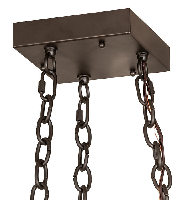Meyda Tiffany 261726 Six Light Chandelier, Oil Rubbed Bronze