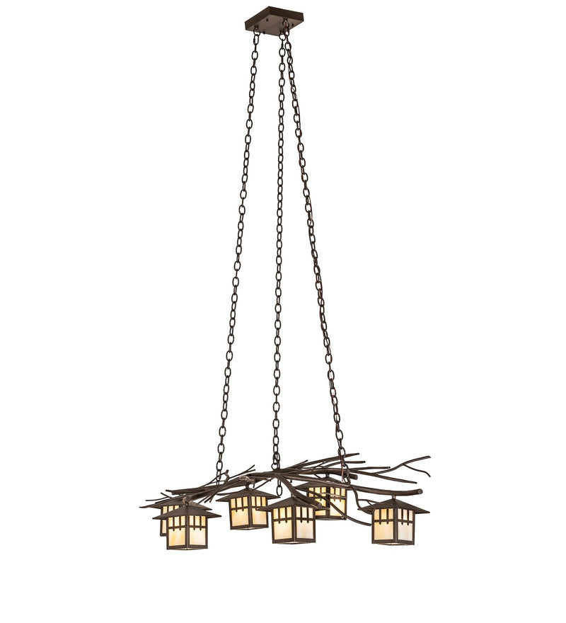 Meyda Tiffany 261726 Six Light Chandelier, Oil Rubbed Bronze