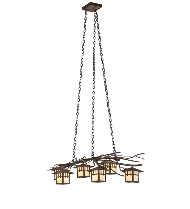 Meyda Tiffany 261726 Six Light Chandelier, Oil Rubbed Bronze