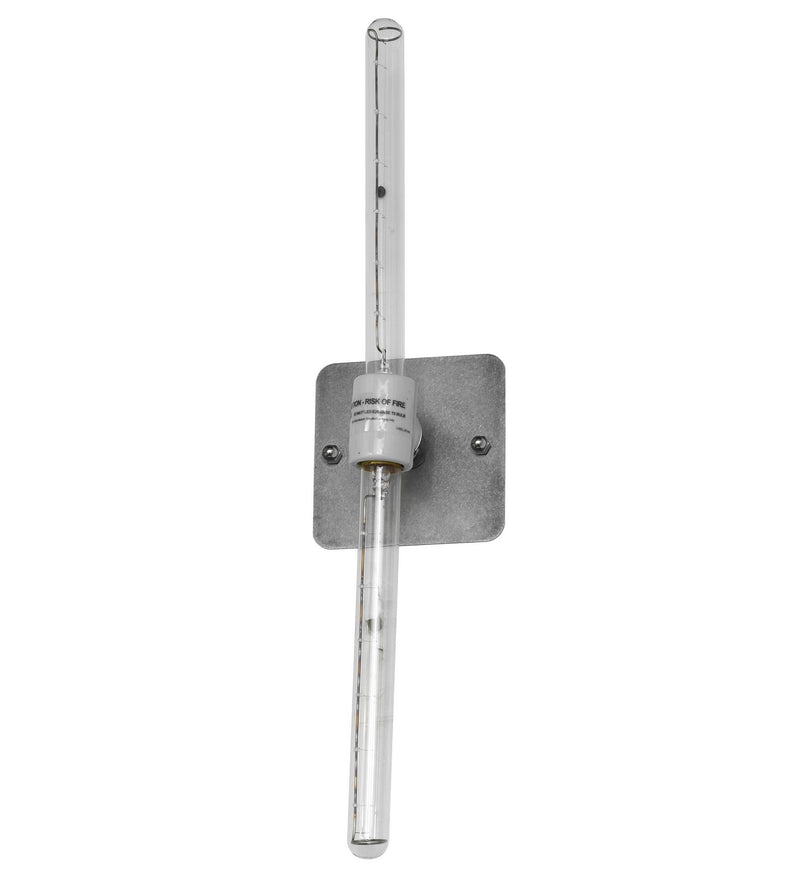 Meyda Tiffany 261997 Two Light Wall Sconce, Raw Steel