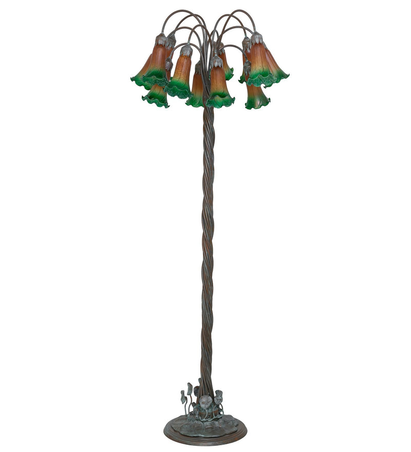 Meyda Tiffany 262111 12 Light Floor Lamp, Bronze