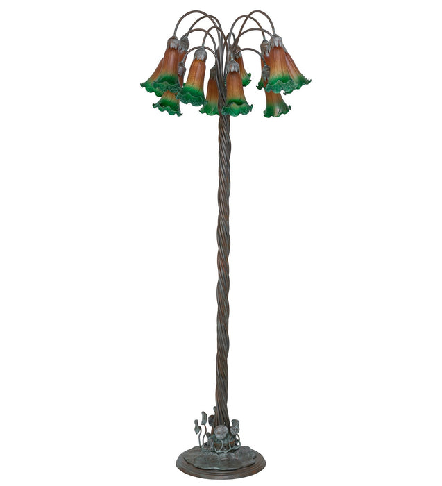 Meyda Tiffany 262111 12 Light Floor Lamp, Bronze