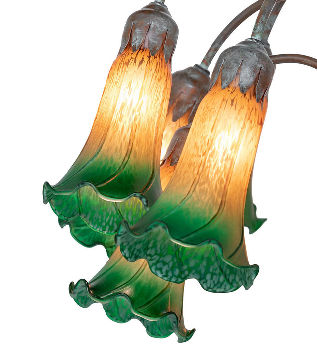 Meyda Tiffany 262111 12 Light Floor Lamp, Bronze