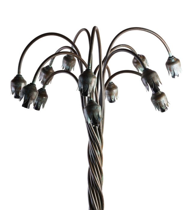 Meyda Tiffany 262111 12 Light Floor Lamp, Bronze