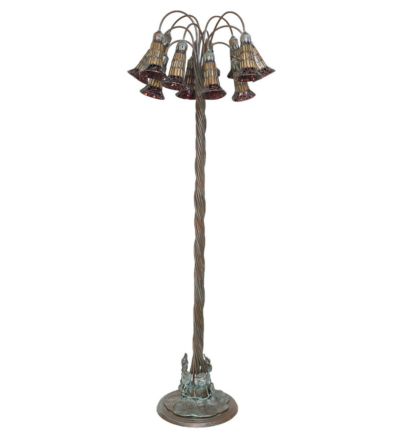 Meyda Tiffany 262123 12 Light Floor Lamp, Bronze