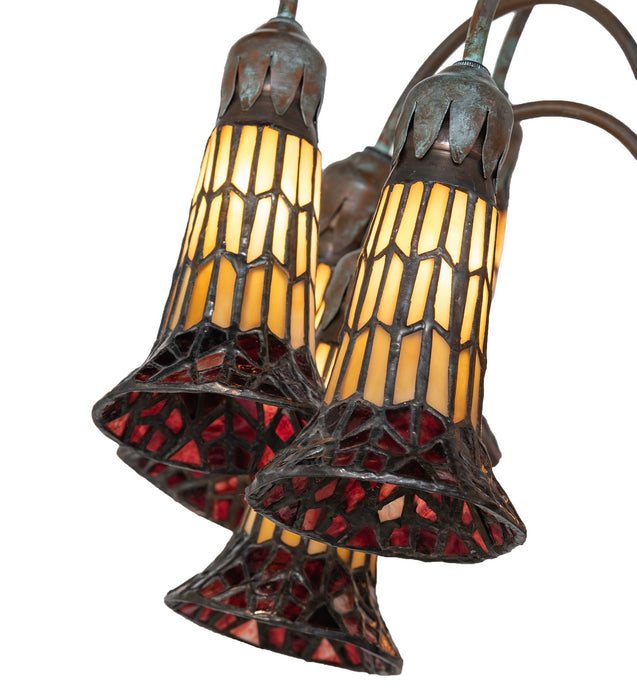 Meyda Tiffany 262123 12 Light Floor Lamp, Bronze