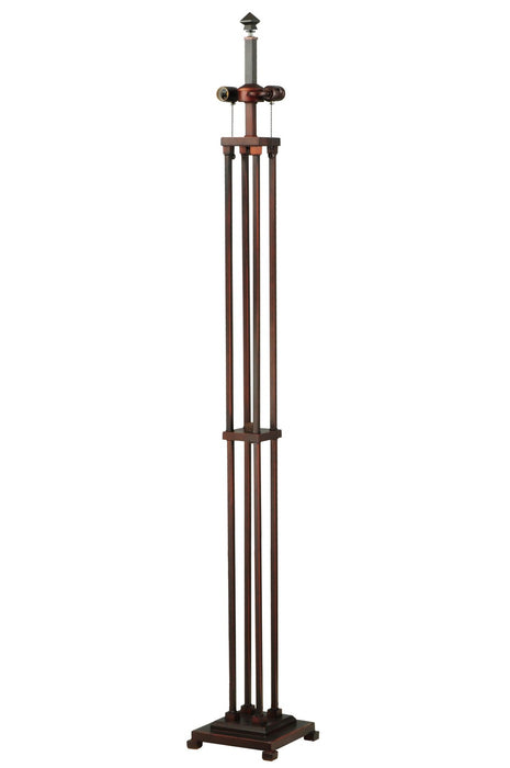 Meyda Tiffany 262581 Two Light Floor Lamp, Mahogany Bronze