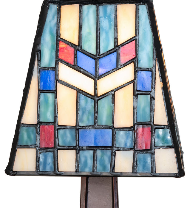 Meyda Tiffany 262770 One Light Mini Lamp, Mahogany Bronze