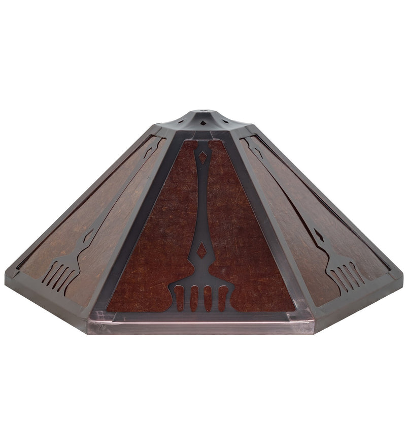 Meyda Tiffany 98510 Shade, Mahogany Bronze