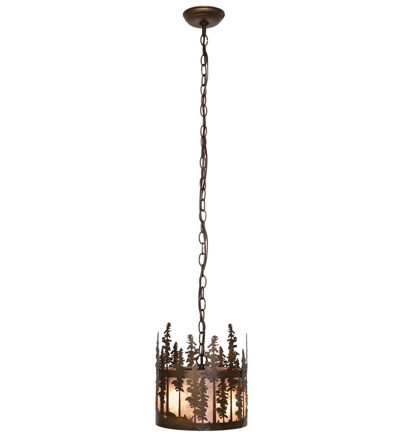 Meyda Tiffany 260024 Three Light Pendant, Antique Copper