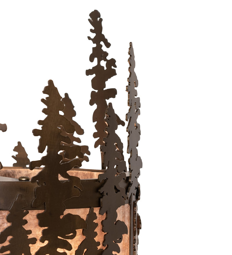Meyda Tiffany 260024 Three Light Pendant, Antique Copper
