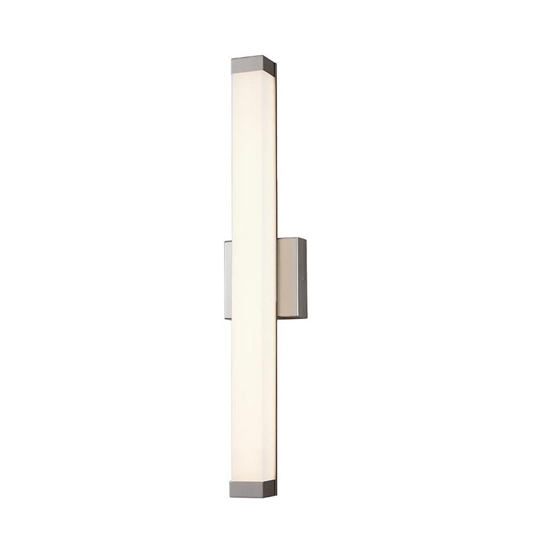 Justice Designs ACR-9001-OPAL-NCKL LED Linear Wall/Bath, Brushed Nickel