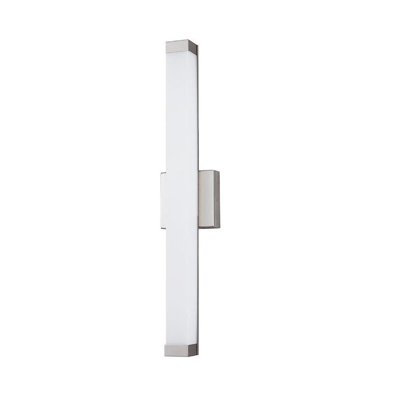 Justice Designs ACR-9001-OPAL-NCKL LED Linear Wall/Bath, Brushed Nickel