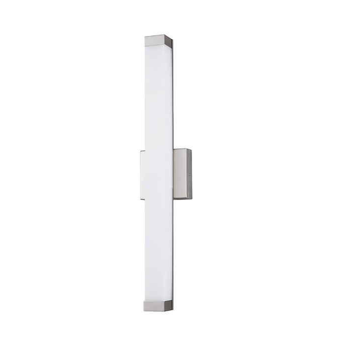 Justice Designs ACR-9001-OPAL-NCKL LED Linear Wall/Bath, Brushed Nickel