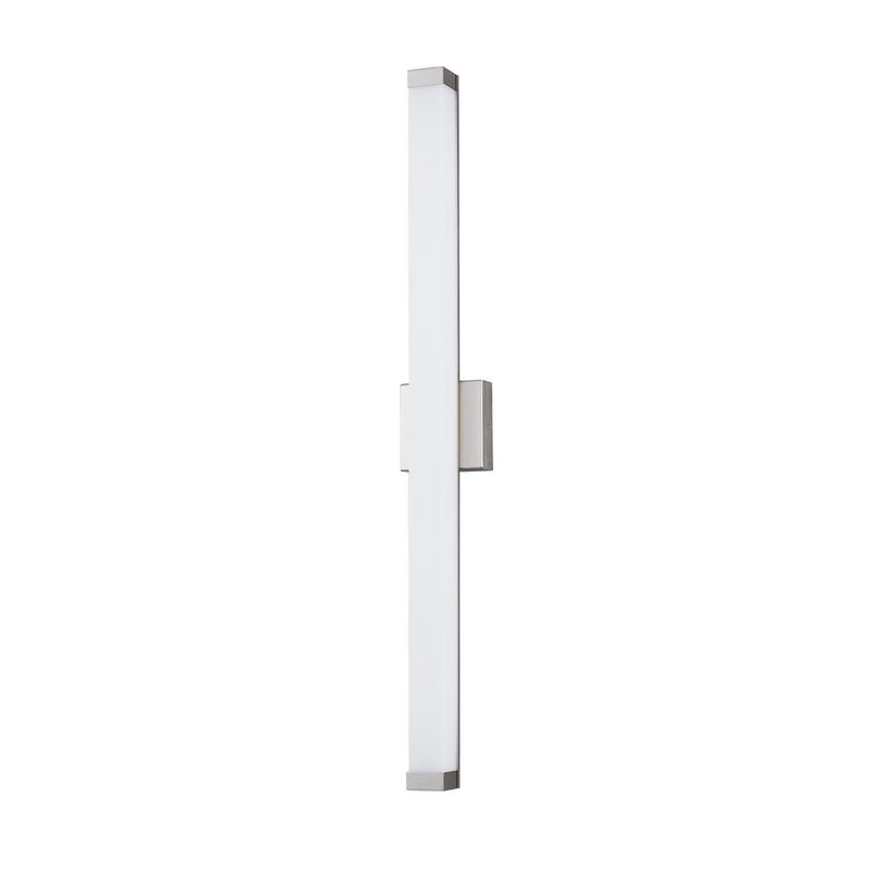 Justice Designs ACR-9005-OPAL-NCKL LED Linear Wall/Bath, Brushed Nickel