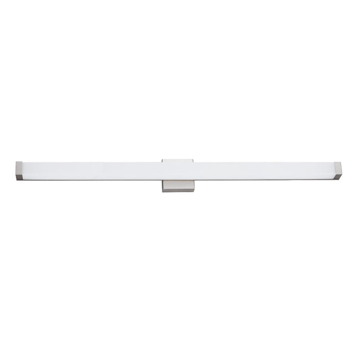 Justice Designs ACR-9007-OPAL-NCKL LED Linear Wall/Bath, Brushed Nickel