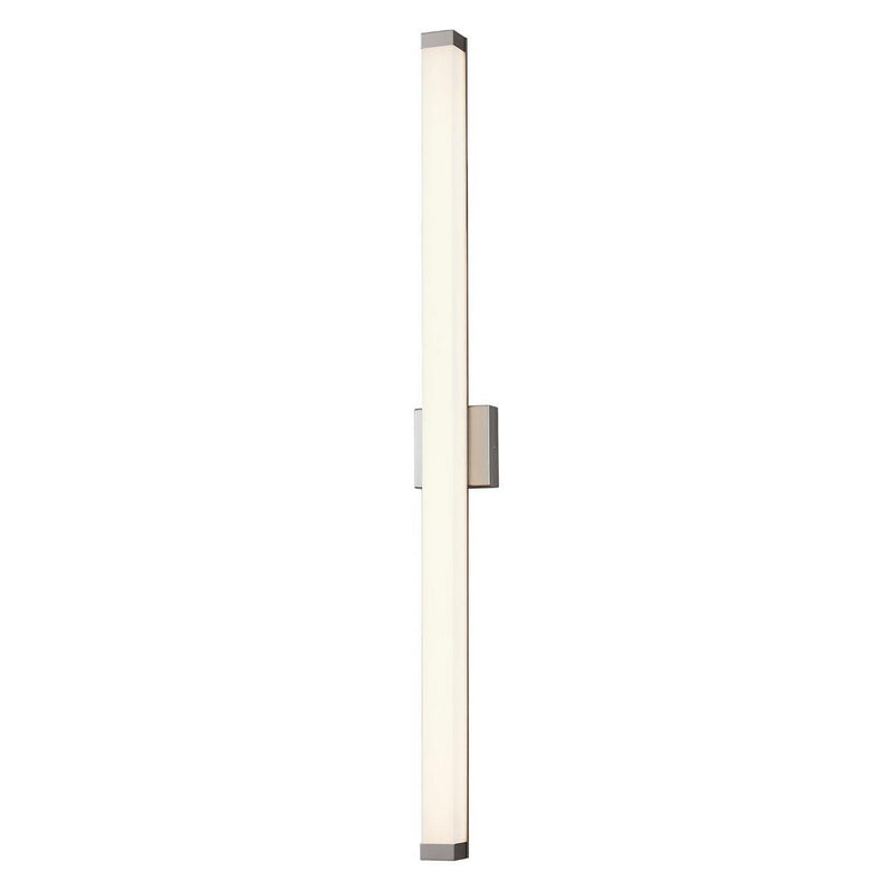 Justice Designs ACR-9007-OPAL-NCKL LED Linear Wall/Bath, Brushed Nickel