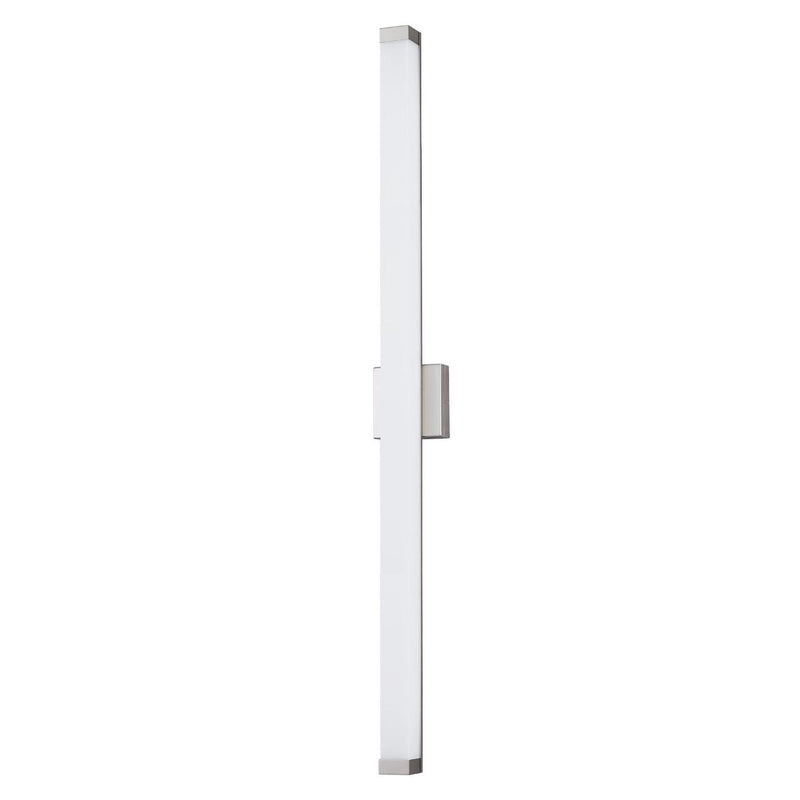 Justice Designs ACR-9007-OPAL-NCKL LED Linear Wall/Bath, Brushed Nickel