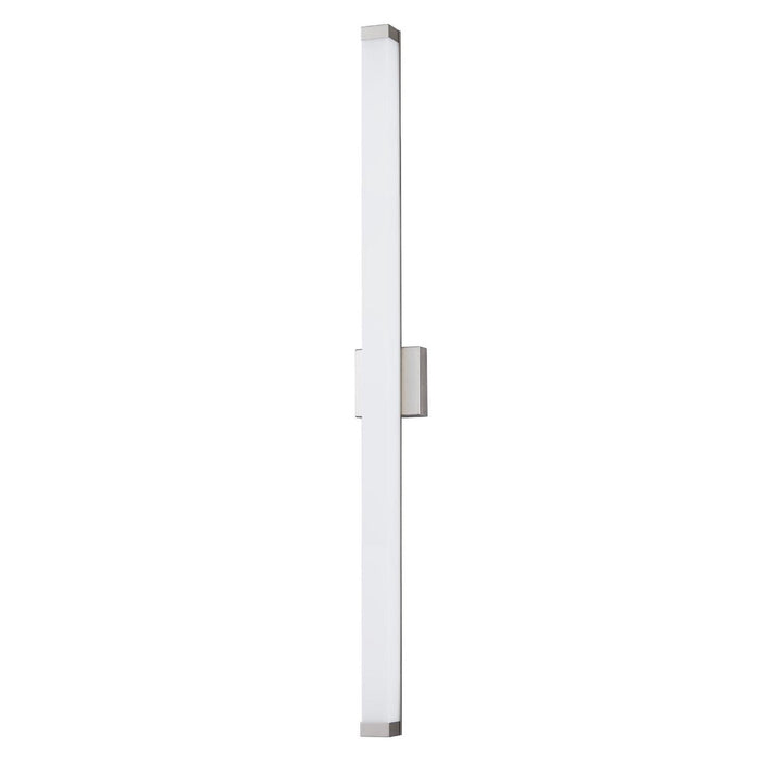 Justice Designs ACR-9007-OPAL-NCKL LED Linear Wall/Bath, Brushed Nickel