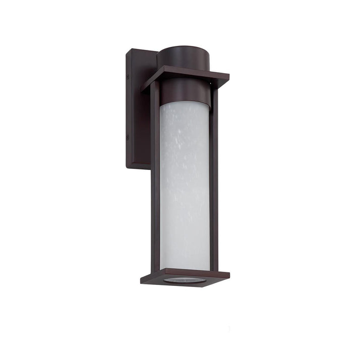 Justice Designs FSN-7161W-ETCH-MBLK LED Outdoor Wall Sconce, Matte Black