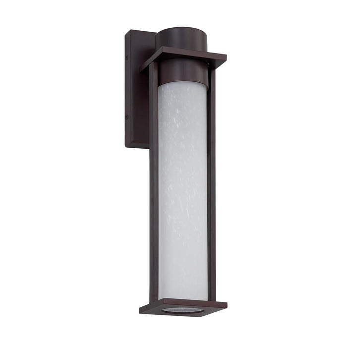 Justice Designs FSN-7162W-ETCH-MBLK LED Outdoor Wall Sconce, Matte Black