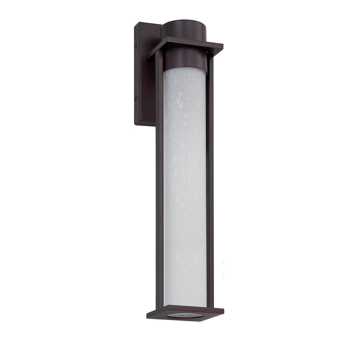 Justice Designs FSN-7164W-ETCH-MBLK LED Outdoor Wall Sconce, Matte Black