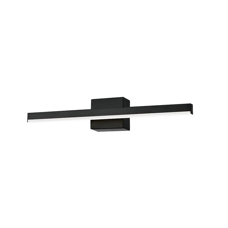 Justice Designs NSH-9091-MBLK LED Linear Wall/Bath, Matte Black
