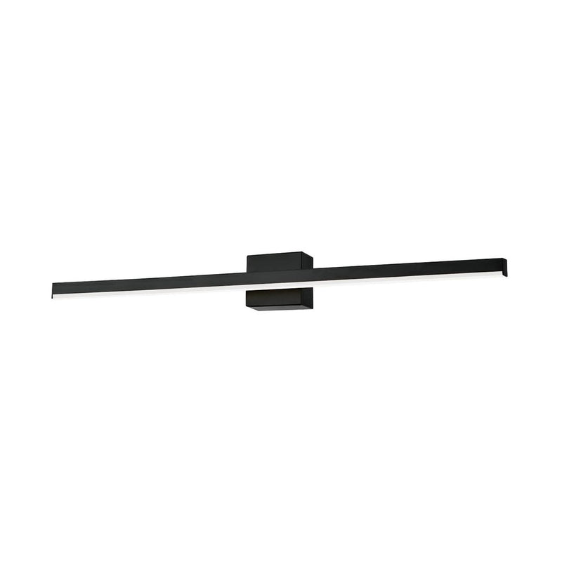 Justice Designs NSH-9095-MBLK LED Linear Wall/Bath, Matte Black