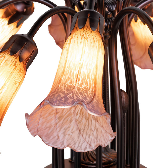 Meyda Tiffany 17959 12 Light Chandelier, Mahogany Bronze